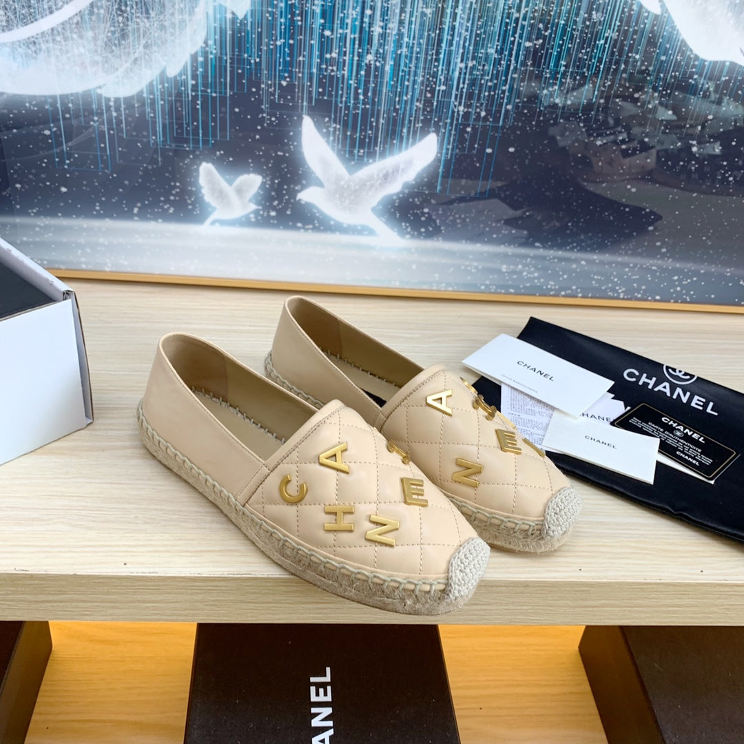 Chanel 2026 Summer Espadrille Shoes Patent Leather 825058