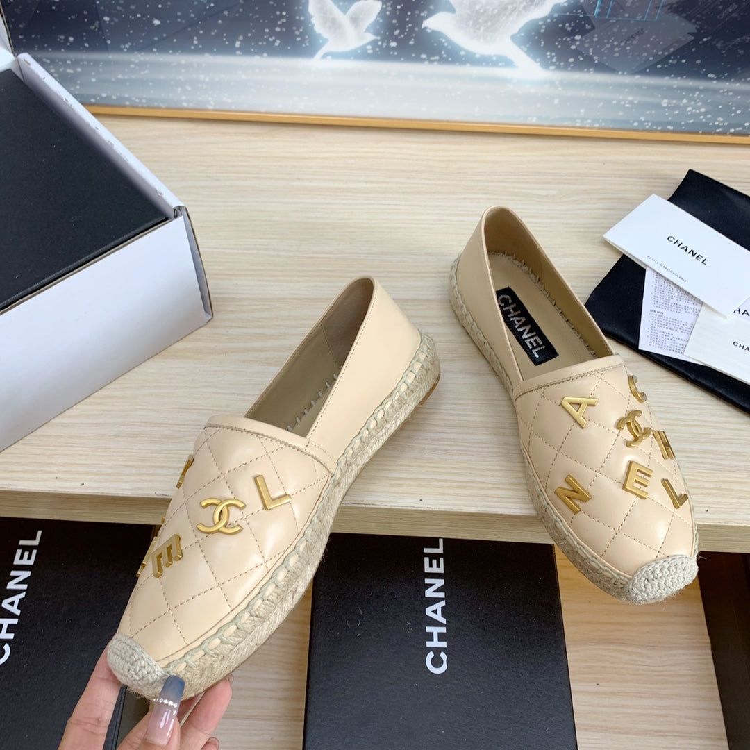 Chanel 2026 Summer Espadrille Shoes Patent Leather 825058