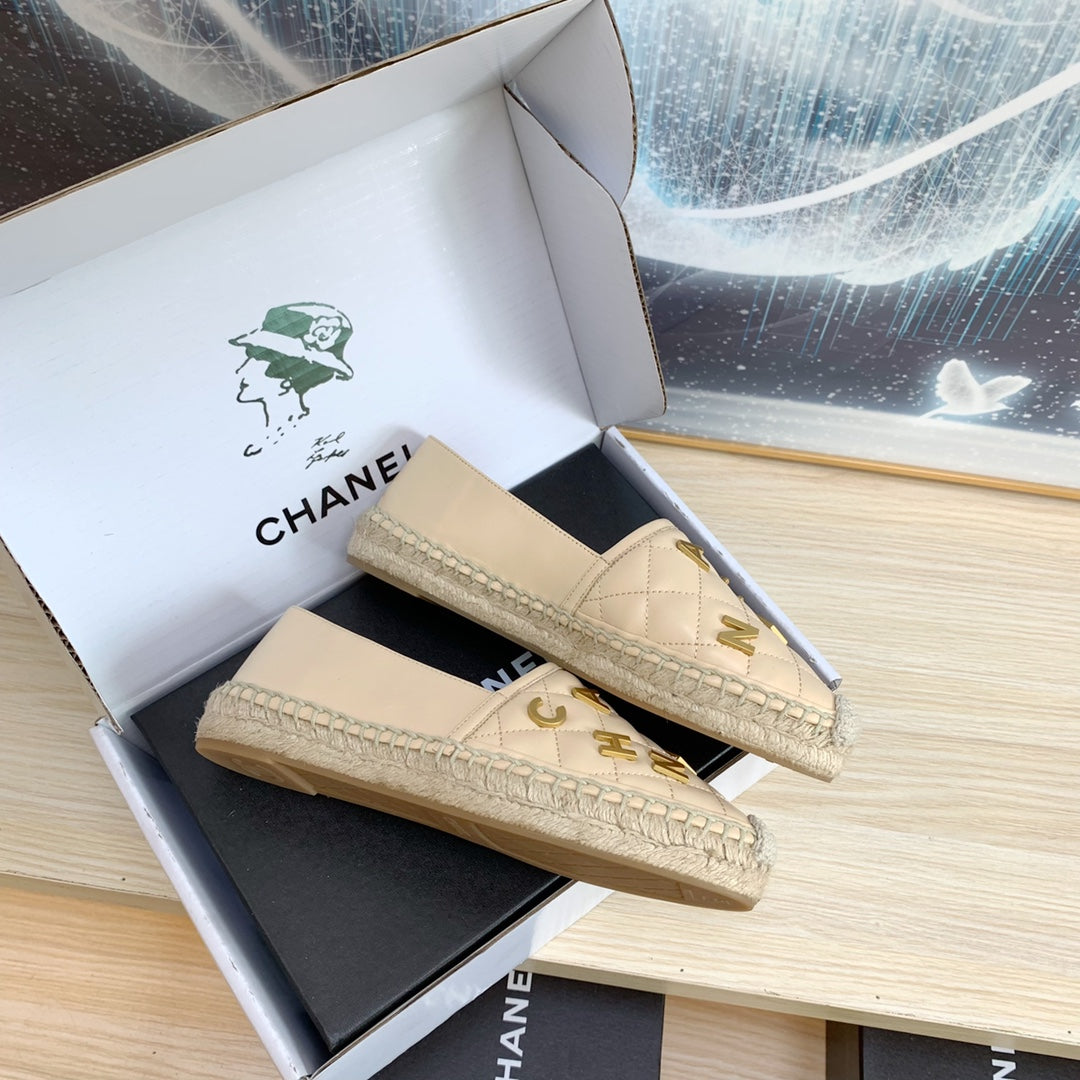 Chanel 2026 Summer Espadrille Shoes Patent Leather 825058