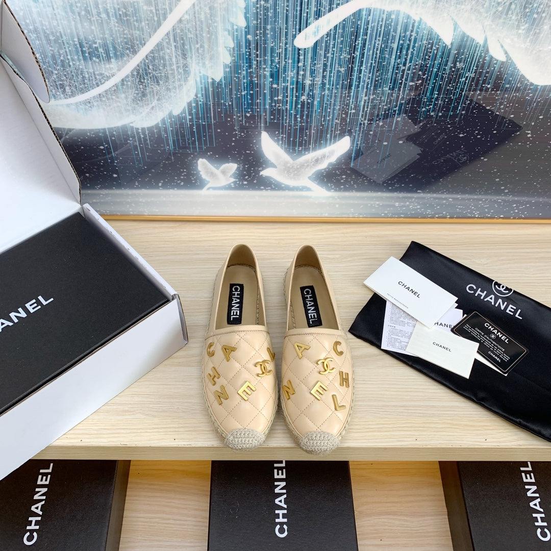 Chanel 2026 Summer Espadrille Shoes Patent Leather 825058