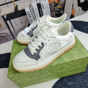 GG Men's MAC80 Sneaker White Grey Cowhide 523624