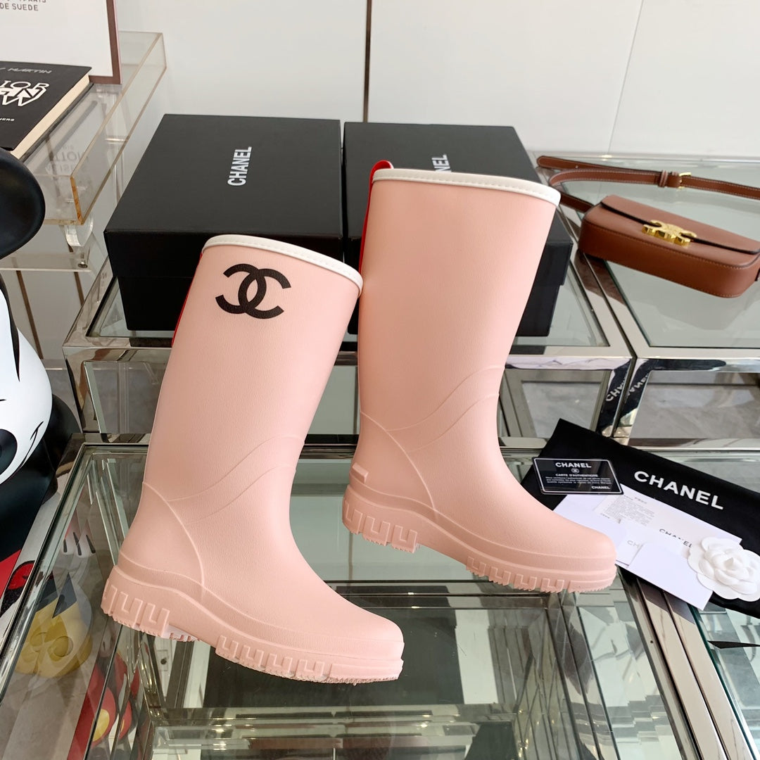 CC Rainboots Pink Rubber  204203
