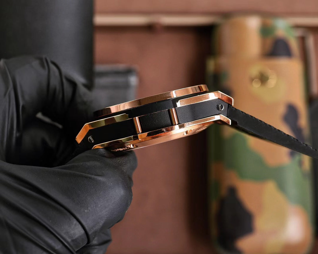 Hublot Big Bang 44 mm Rose Gold Case Black Rubber Strap