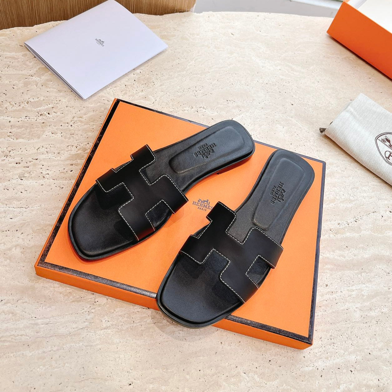 Hermes 25 Oran Sandal Calfskin