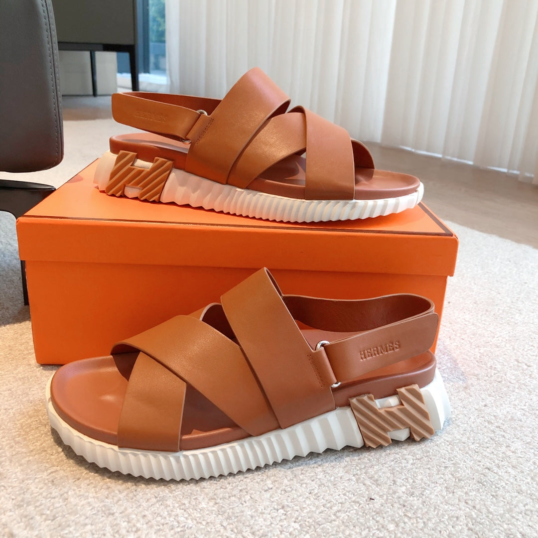 HM ELECTRIC SANDAL FIRE CALFSKIN