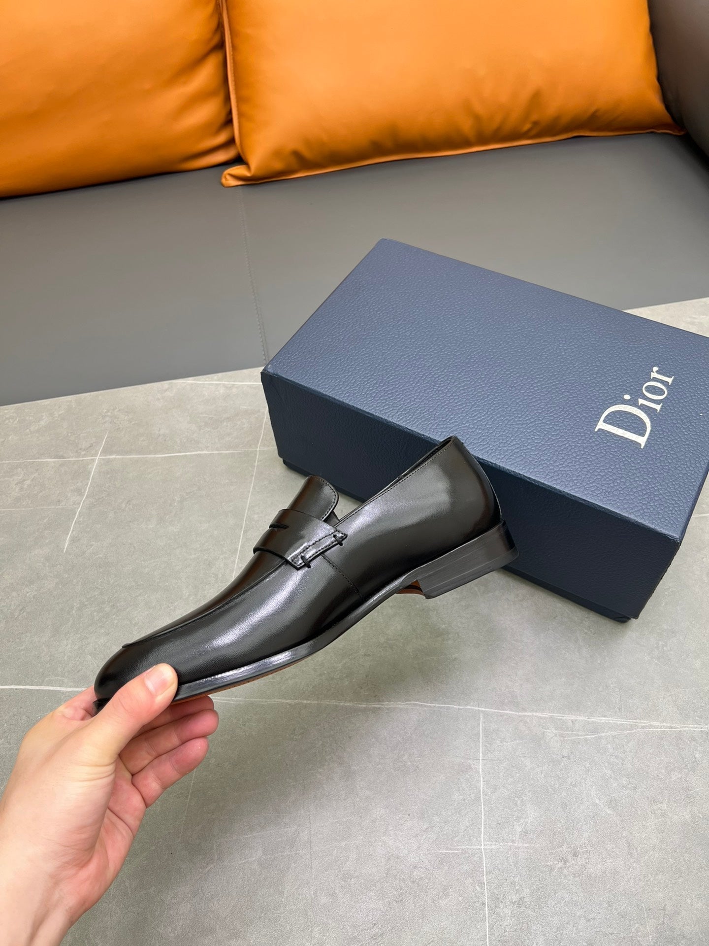 CD GRANVILLE LOAFER BLACK CALFSKIN