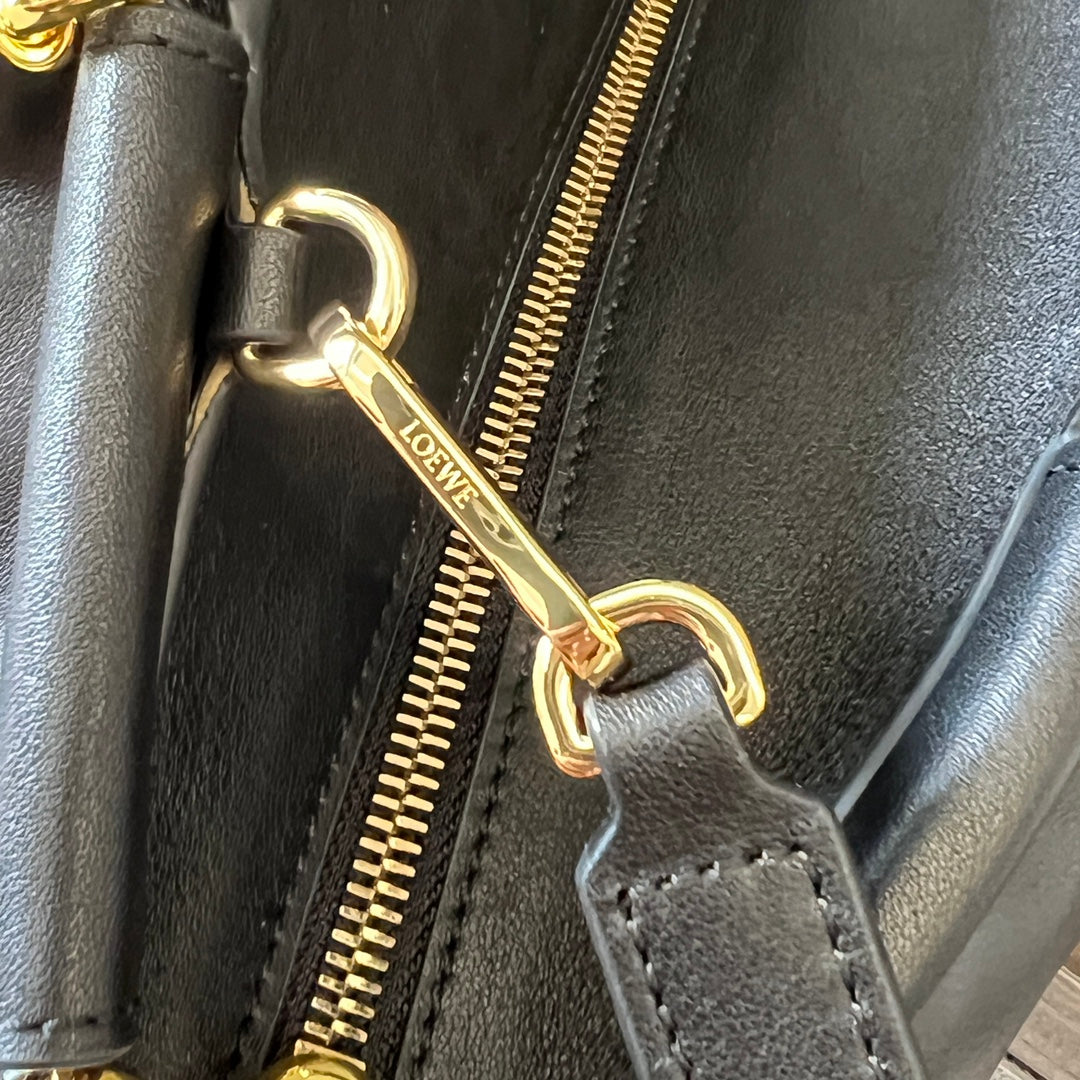 Loewe Small Dumpling Bag 35 Black Calfskin 280637