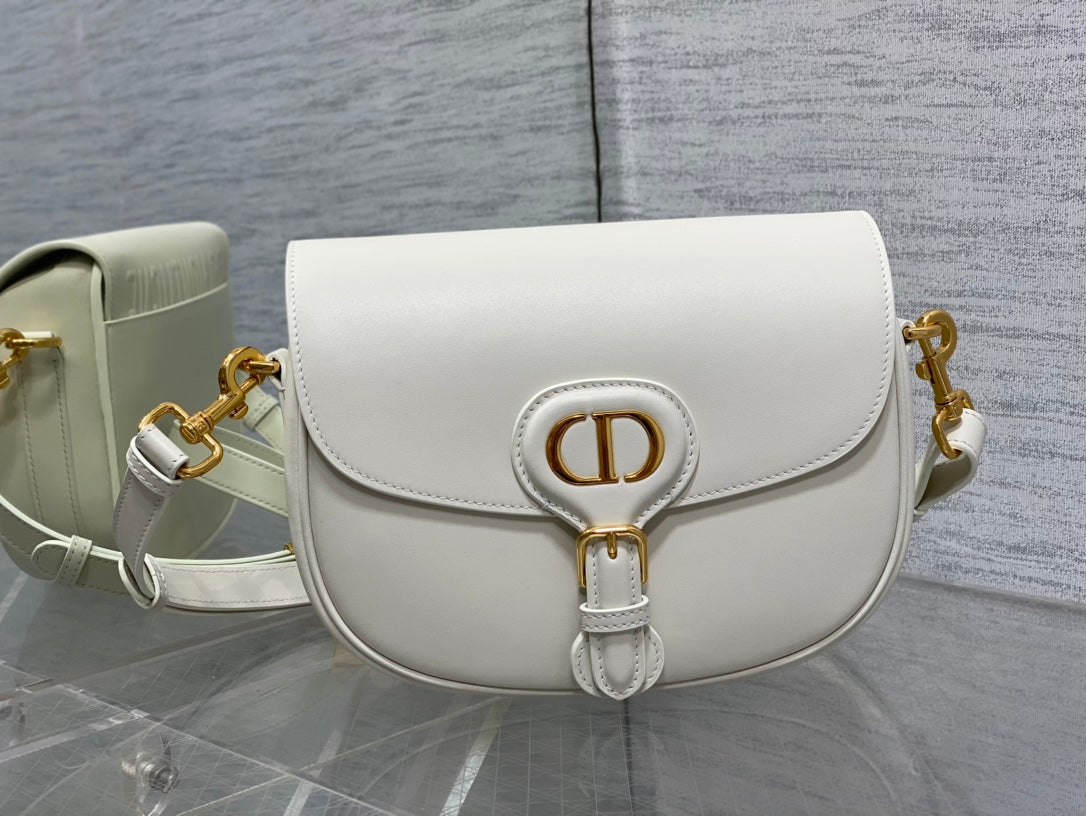 MEDIUM CD BOBBY 22CM CALFSKIN GOLD HARDWARE