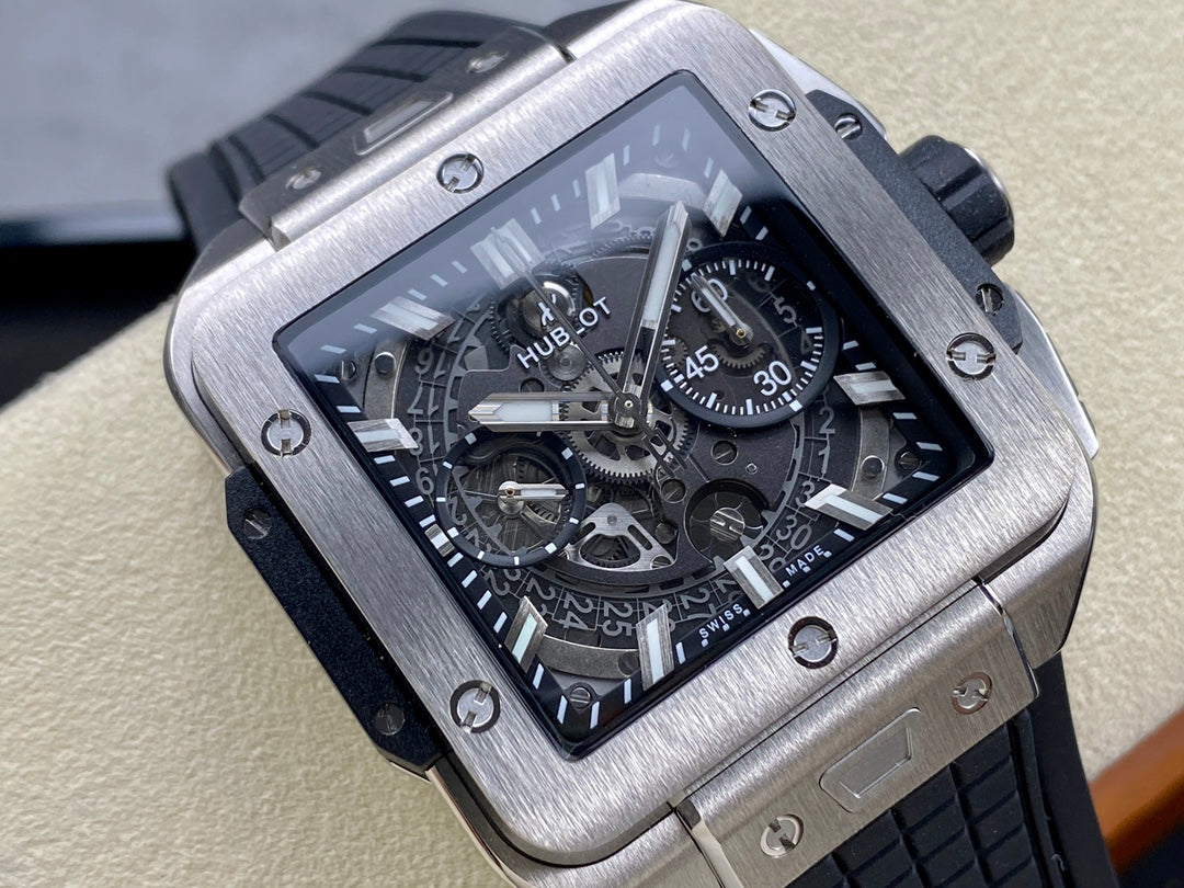 Hublot Square Bang Unico Titanium Ceramic 42mm Titanium Benzel Watch