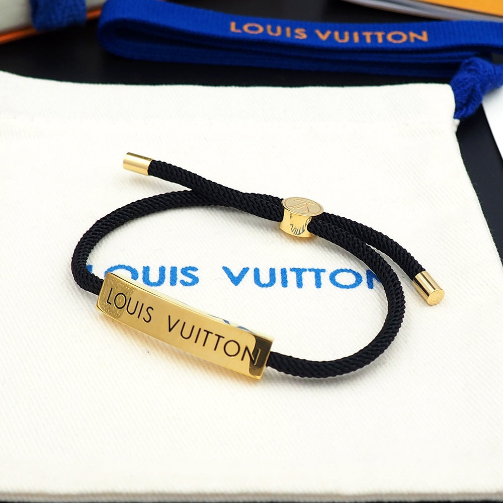 LV Space Bracelet Gold Black