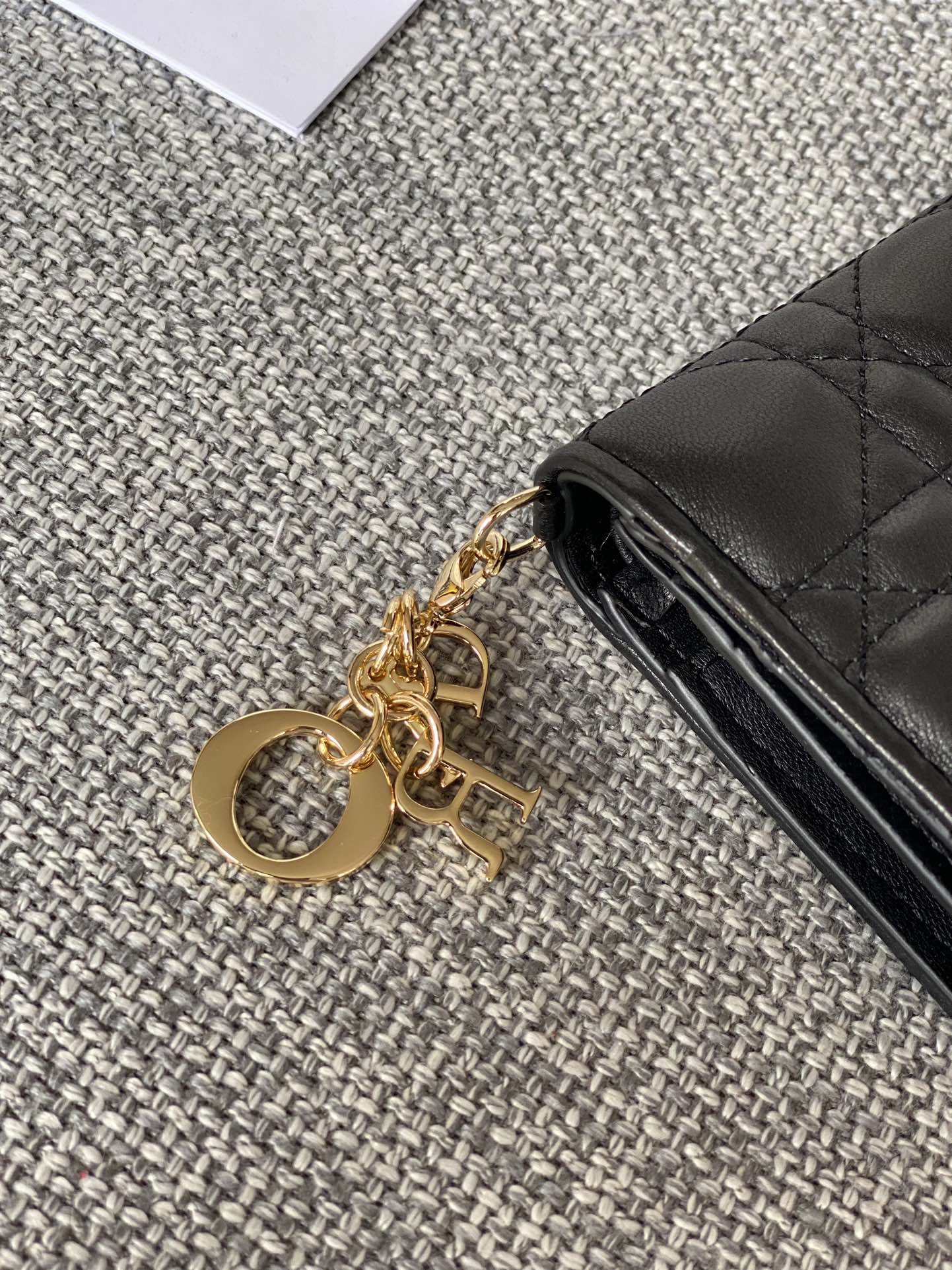 CD Caro 11cm Compact Wallet Calfskin