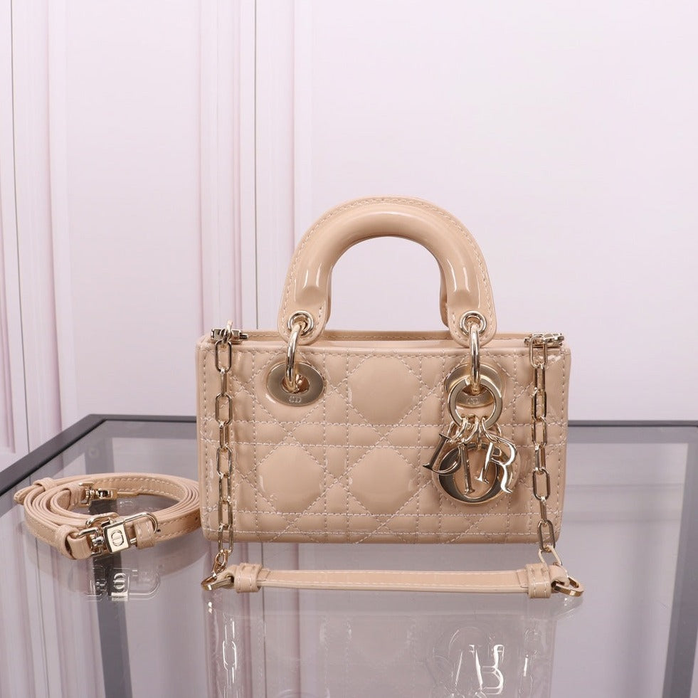 MICRO LADY D-JOY 16.5 BEIGE LAMBSKIN