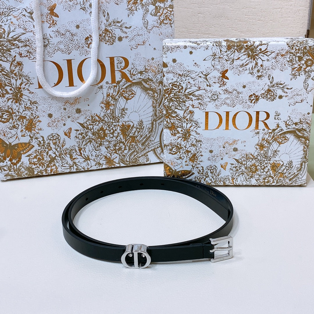 Dior Montaigne Loop Belt 15mm Calfskin 197480