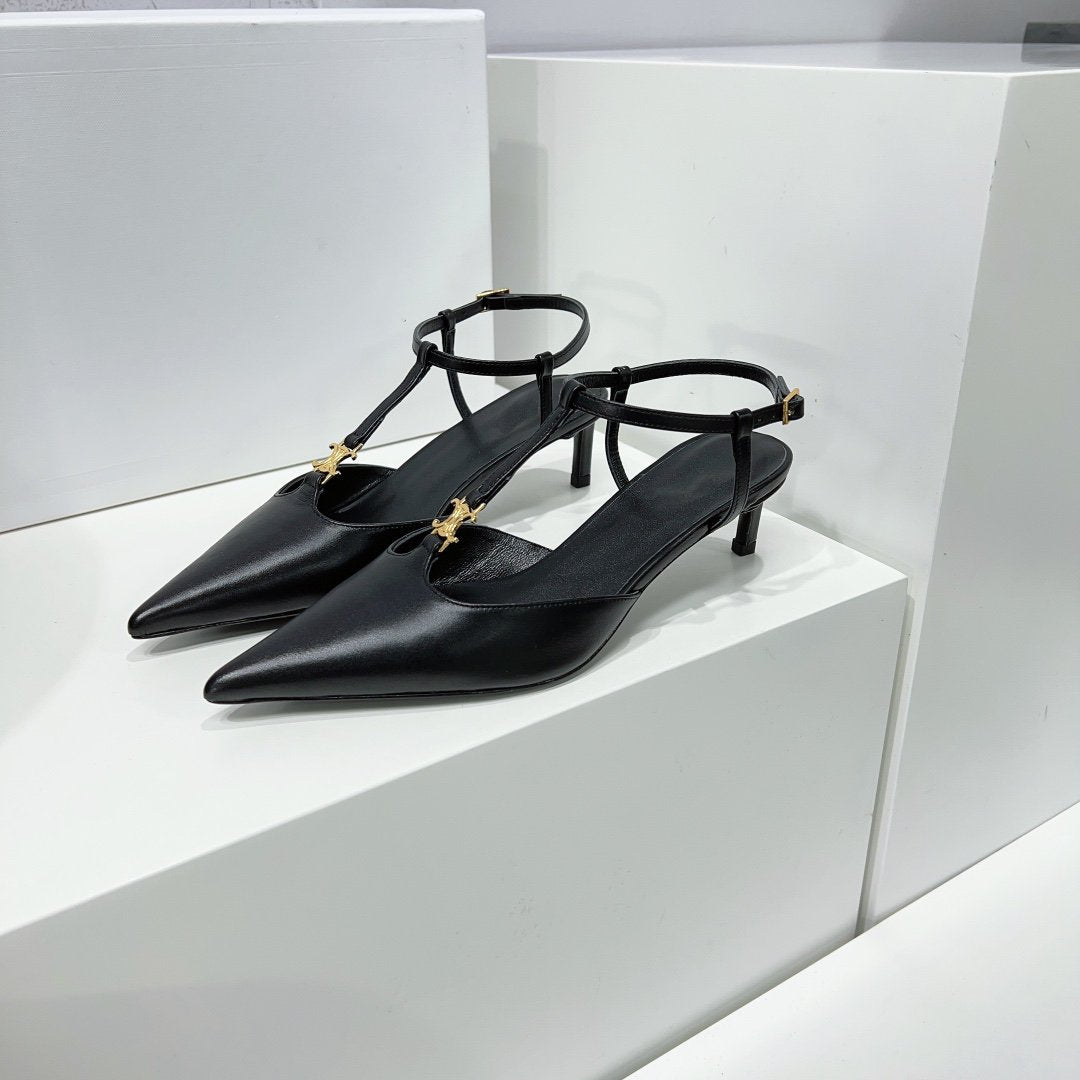 cl kitten t-bar 75 black calfskin
