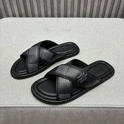 LV VENICE MULE SANDALS BLACK