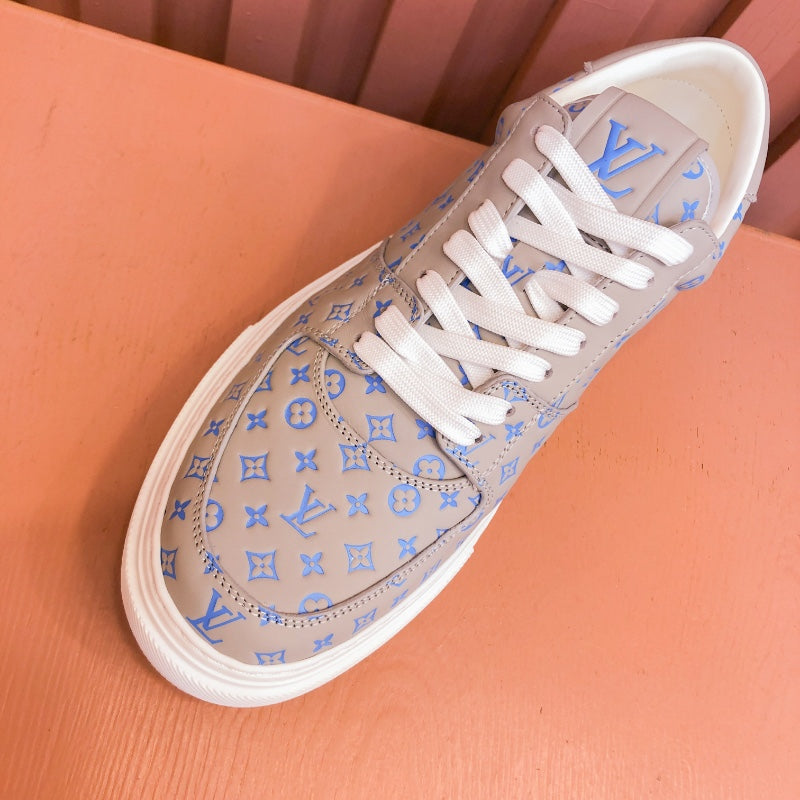 LV TRAINER SNEAKER IN CAMEL BEIGE MONOGRAM CALFSKIN