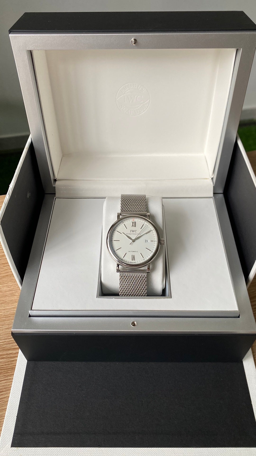 IWC Portofino V2 40mm White Dial Steel Case