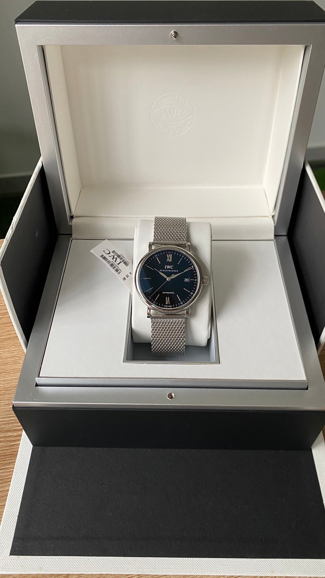 IWC Portofino V2 40mm Black Dial Steel Case