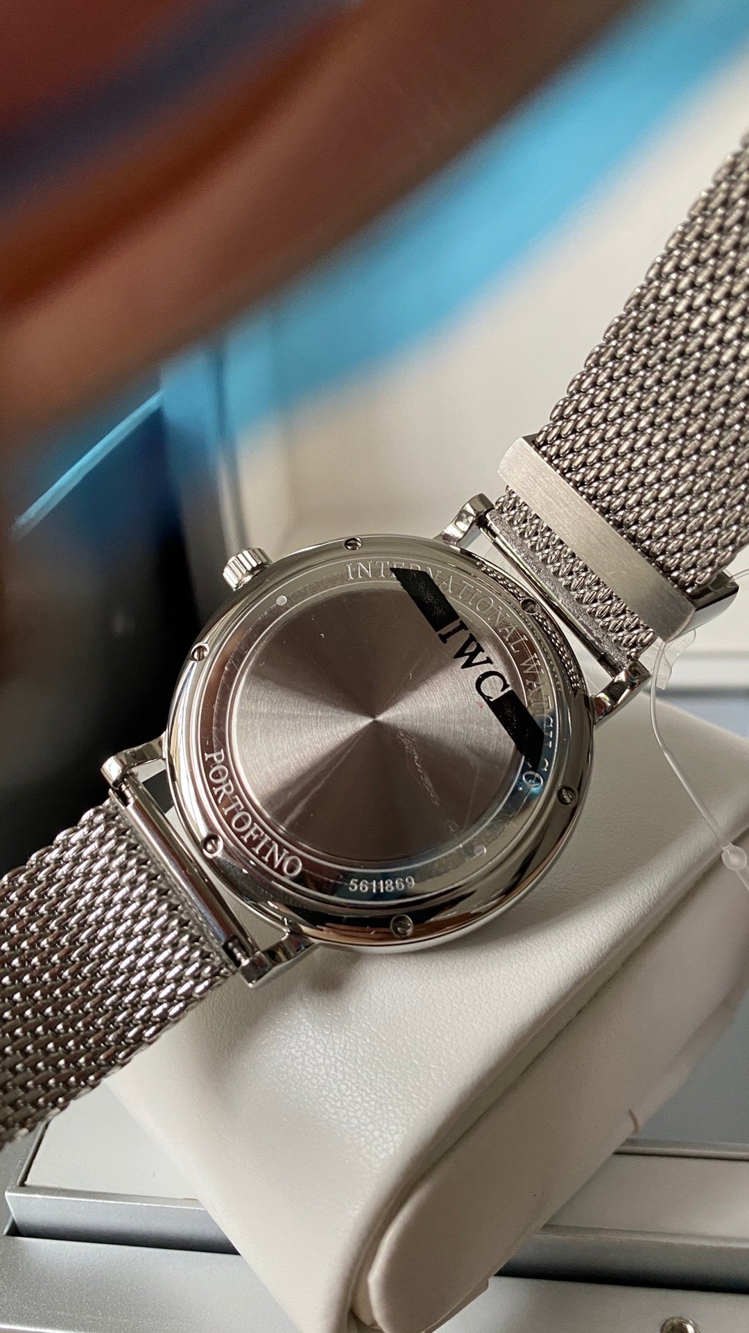 IWC Portofino V2 40mm Black Dial Steel Case