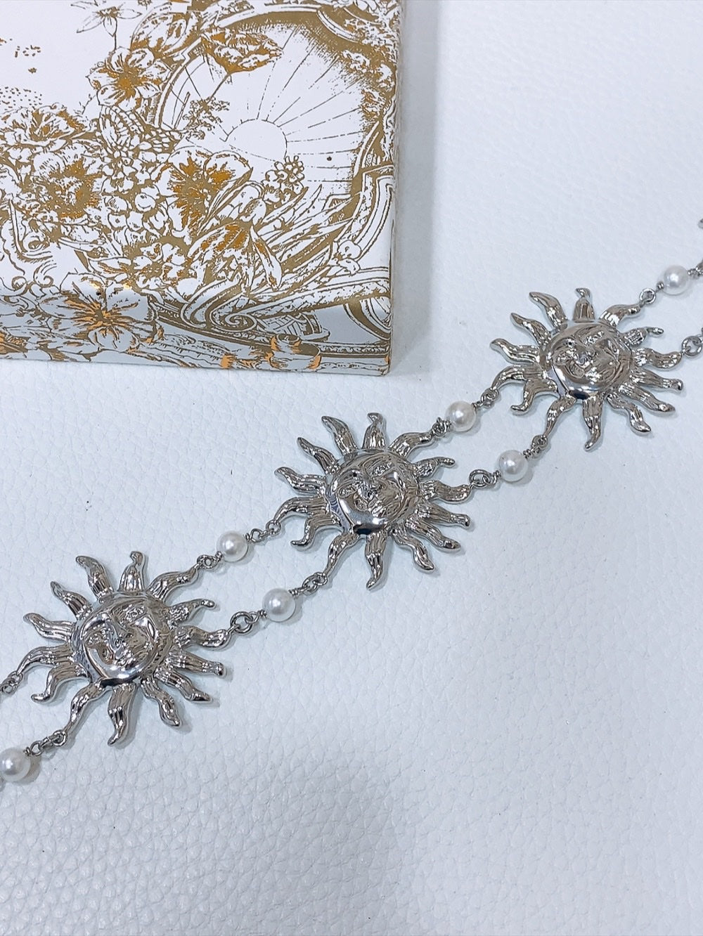 Dior Toile de Jouy Soleil Chain Belt 206367