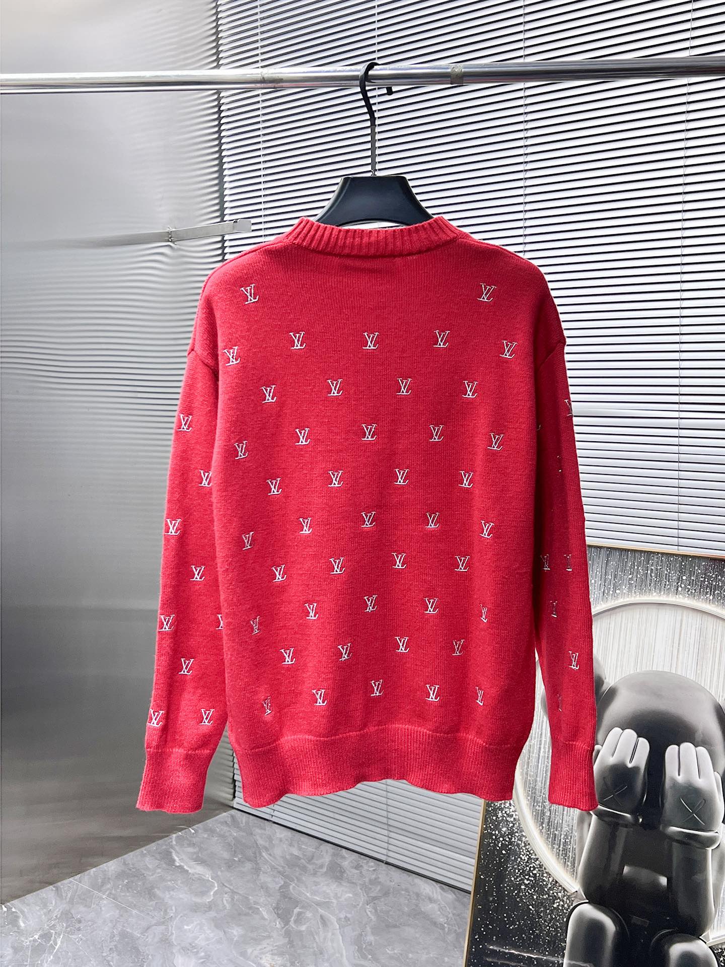 LV SWEATER IN RED WOOL 238798