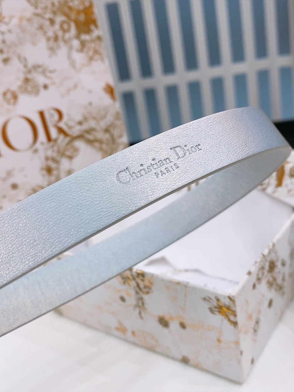 Dior Lucky 30 Montaigne Star CD Belt Cowhide 186319