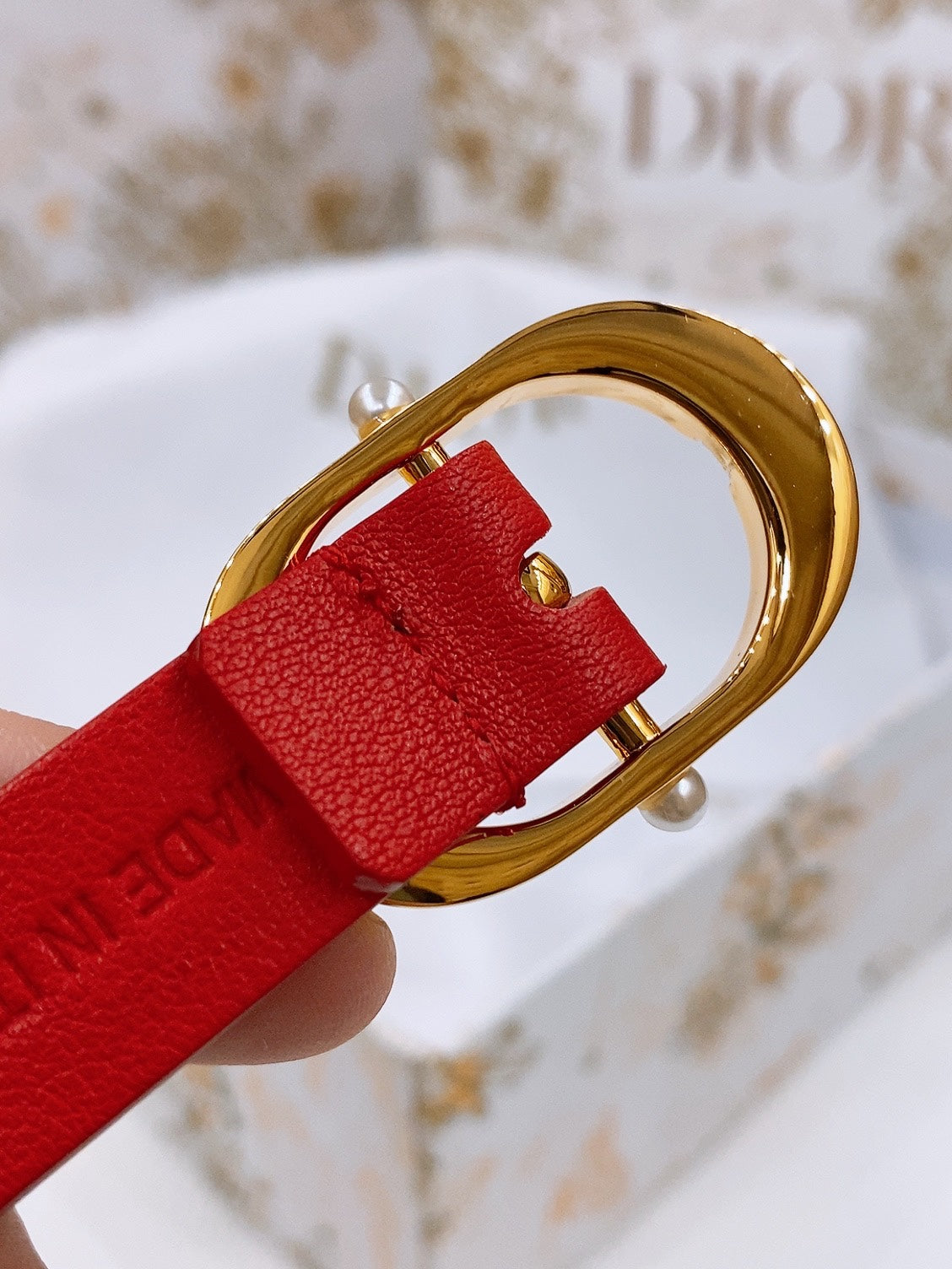 Dior Chic Belt 20mm Cowhide 186895