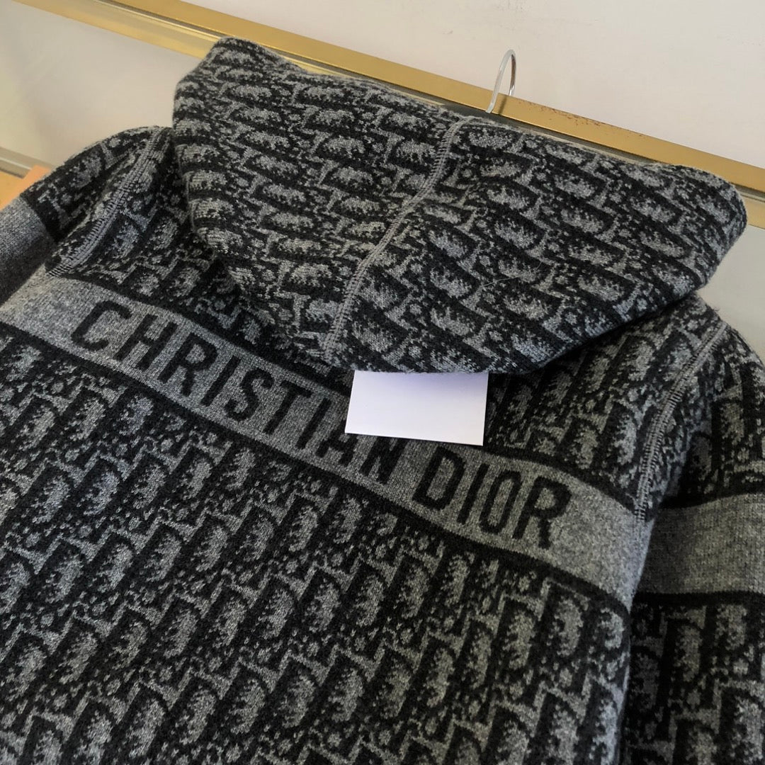 CD 25 Hooded Cardigan Wool And Cashmere 299080