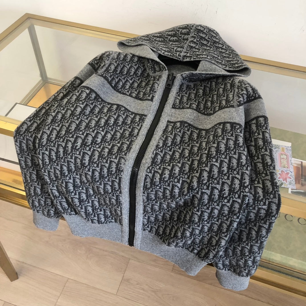 CD 25 Hooded Cardigan Wool And Cashmere 299080