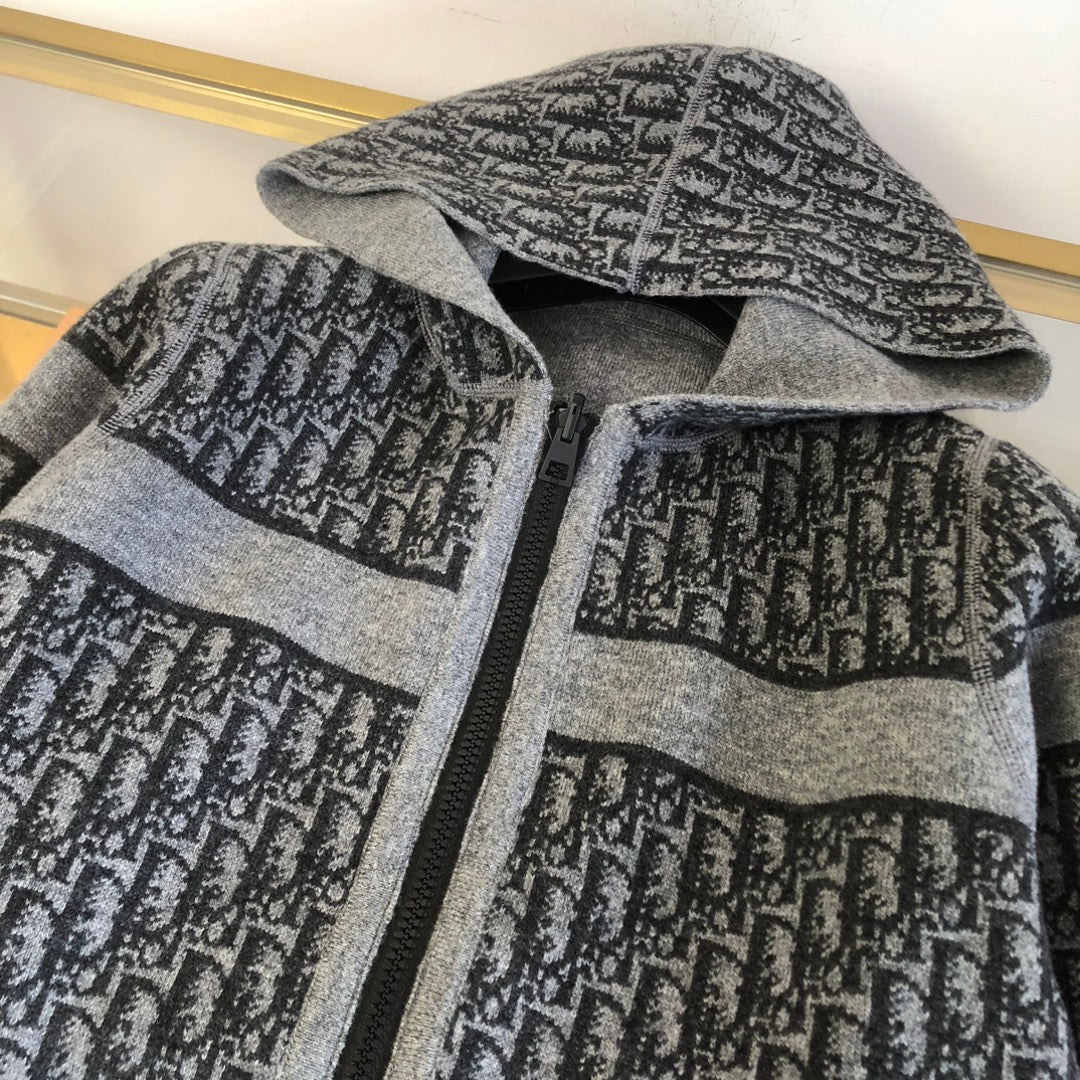 CD 25 Hooded Cardigan Wool And Cashmere 299080