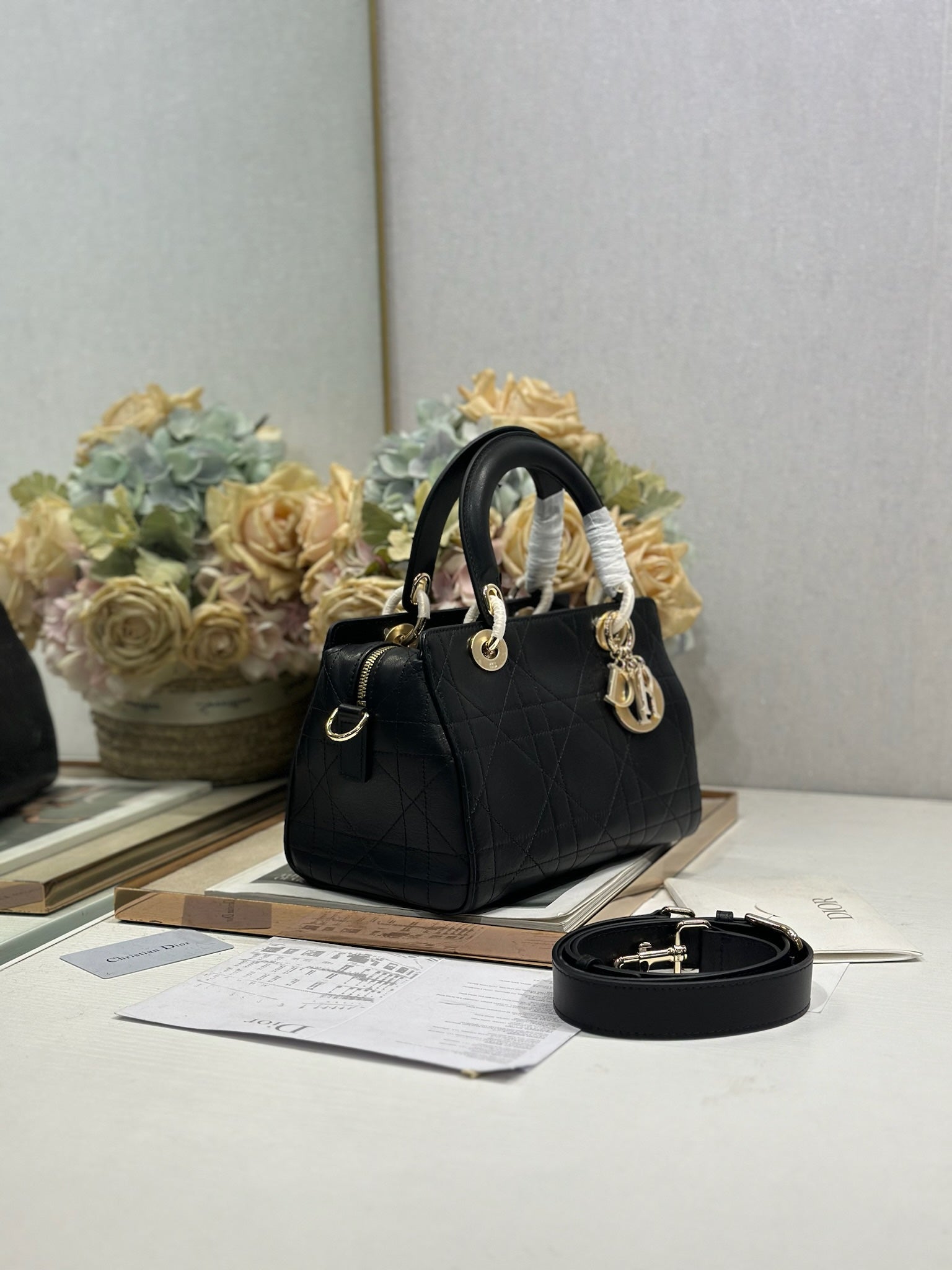 Dior 2026 Lady Bag 27cm Black Leather