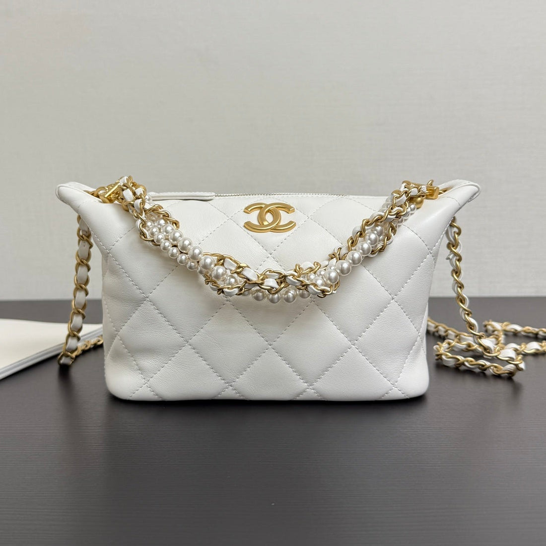 Chanel 2026 Matelassé Pearl Chain Bag Lambskin