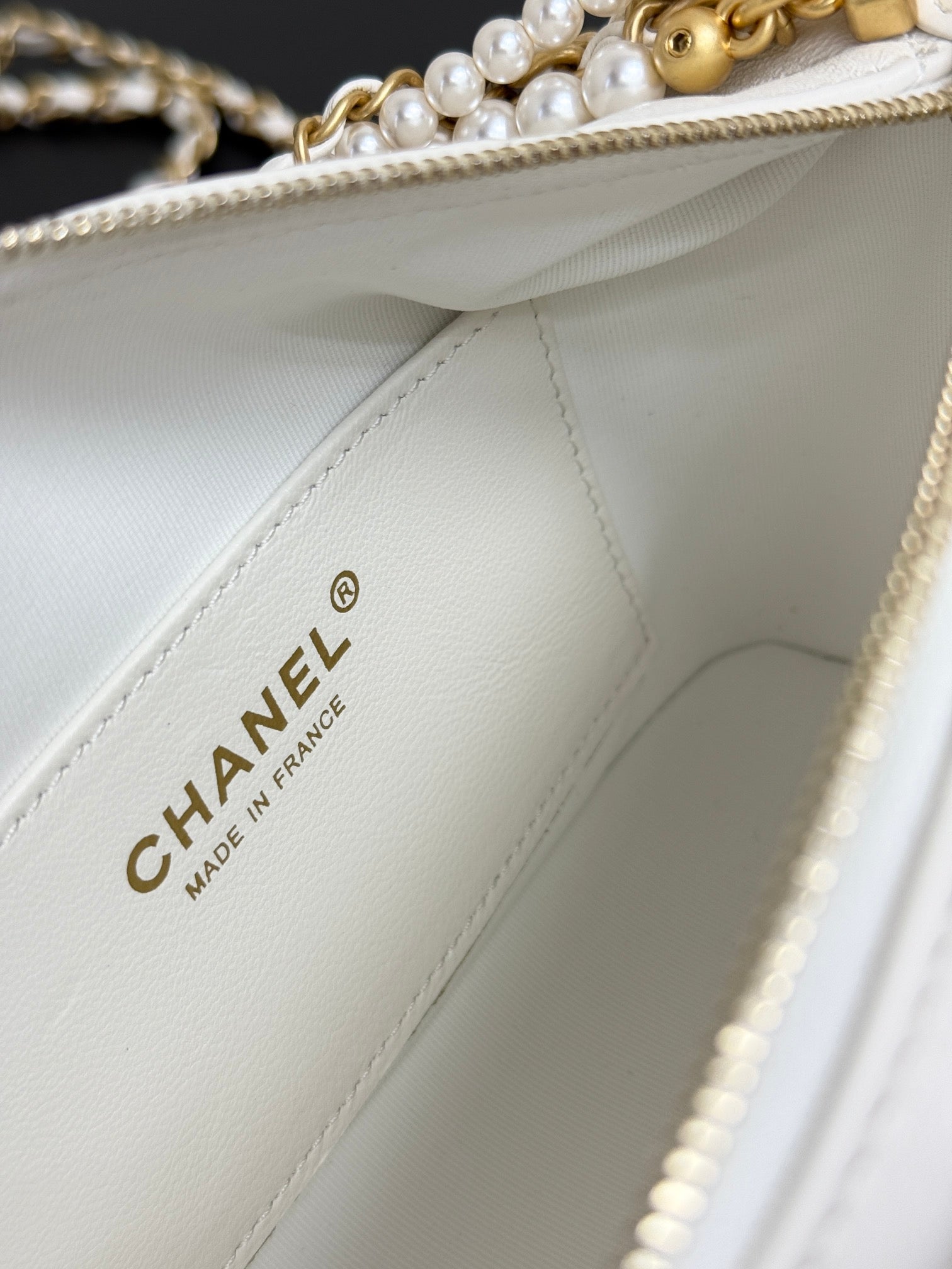 Chanel 2026 Matelassé Pearl Chain Bag Lambskin