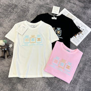 Chanel 2026 T-Shirt Black Pink White Cotton 359316