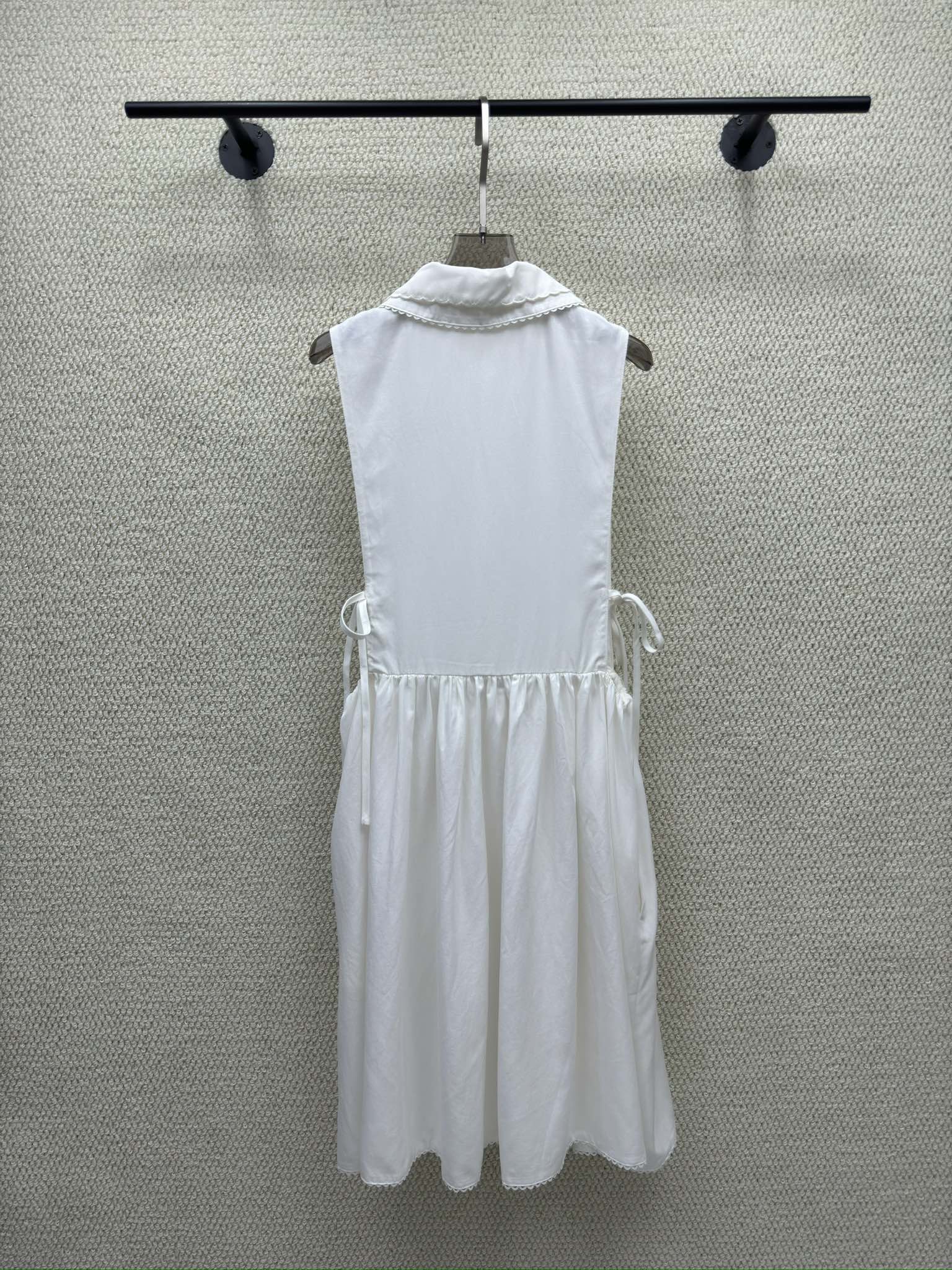 Miumiu 2026 Vest Dress White Cotton 226003