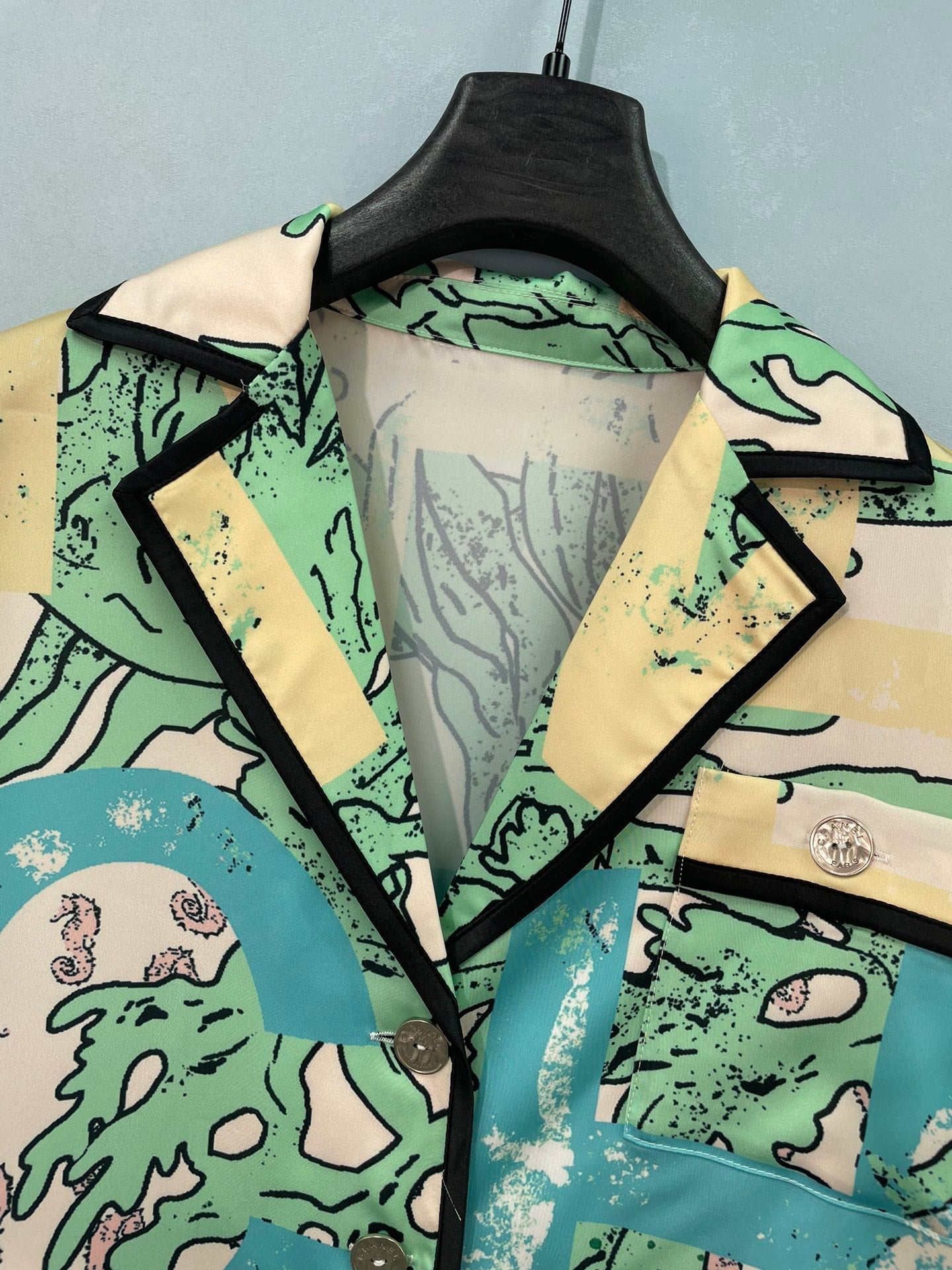 Chanel 2026 Print Shirt Silk Cotton 482229