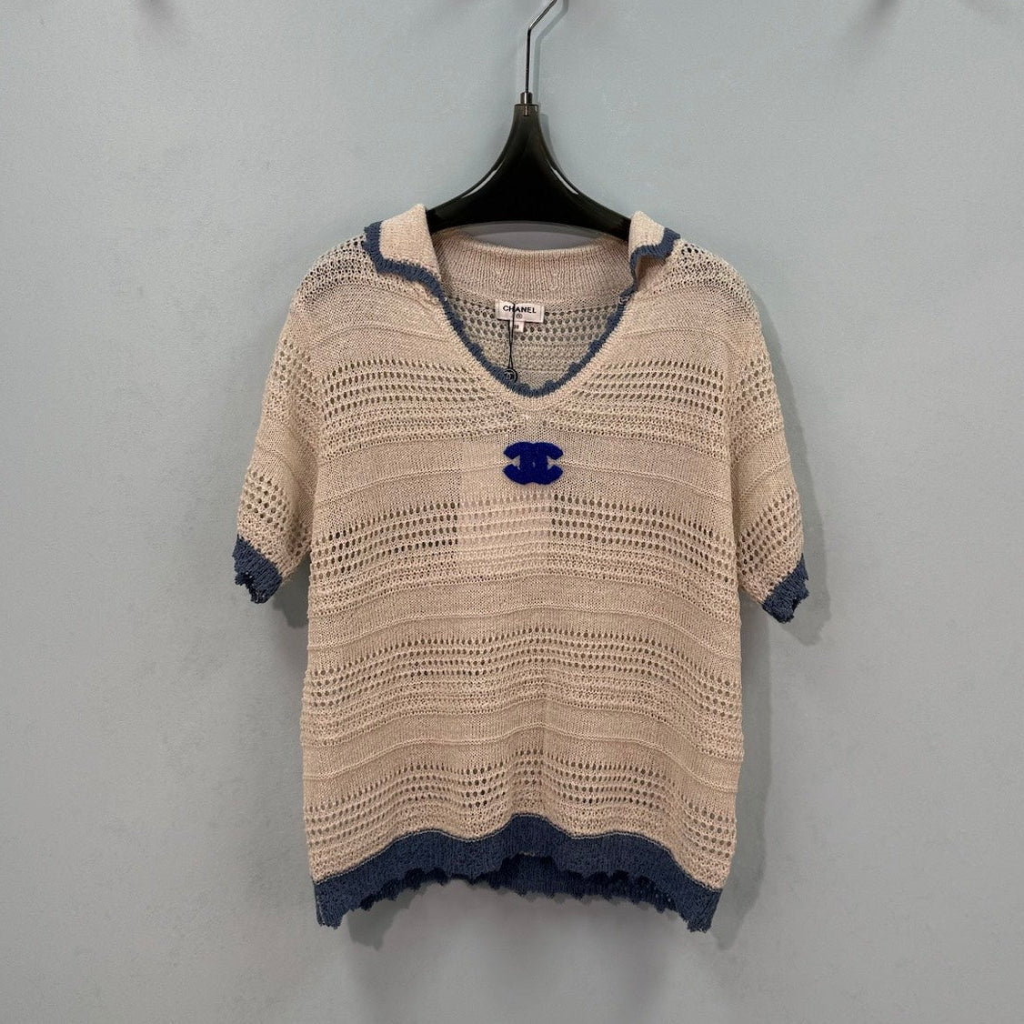 Chanel 2026 knitted sweater Beige Wool 632642