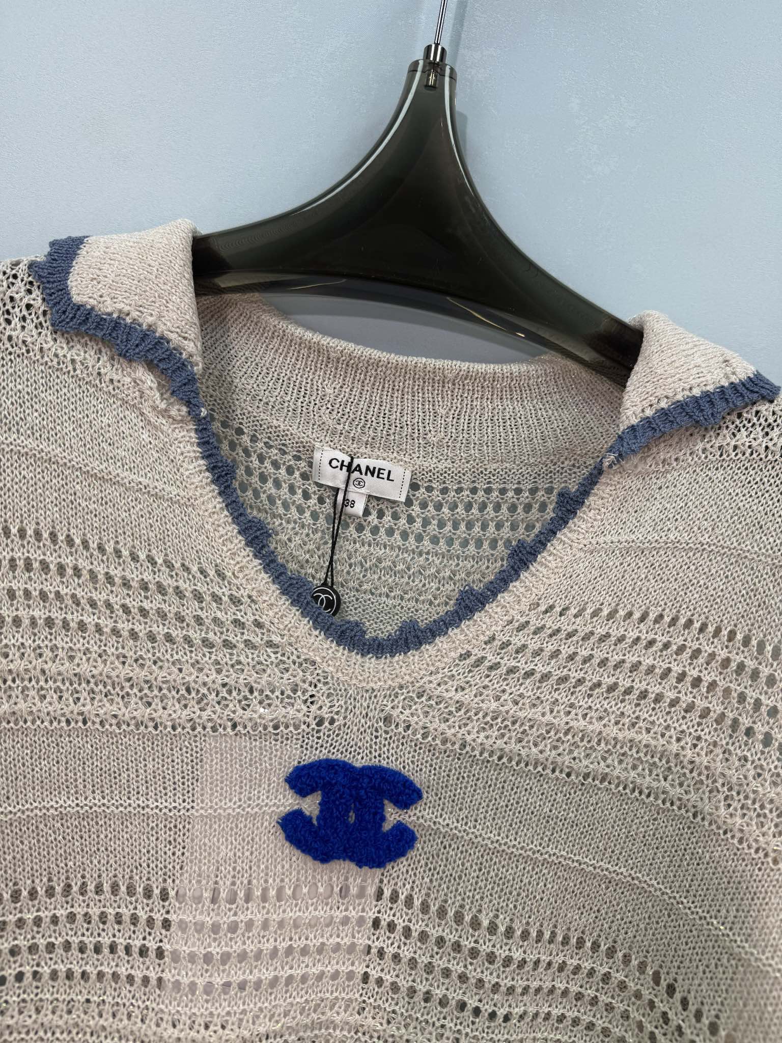 Chanel 2026 knitted sweater Beige Wool 632642
