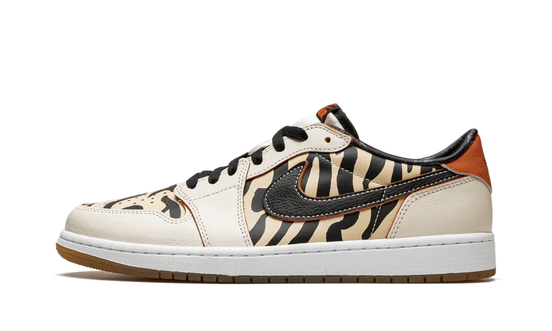 Nike Air Jordan 1 Beige Black Leather