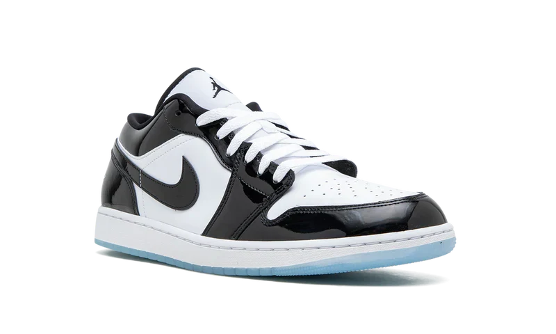 Nike Jordan 1 Black White Patent Leather Cowhide