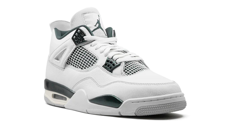 Nike Air Jordan 4 Retro Oxidized Green White Leather