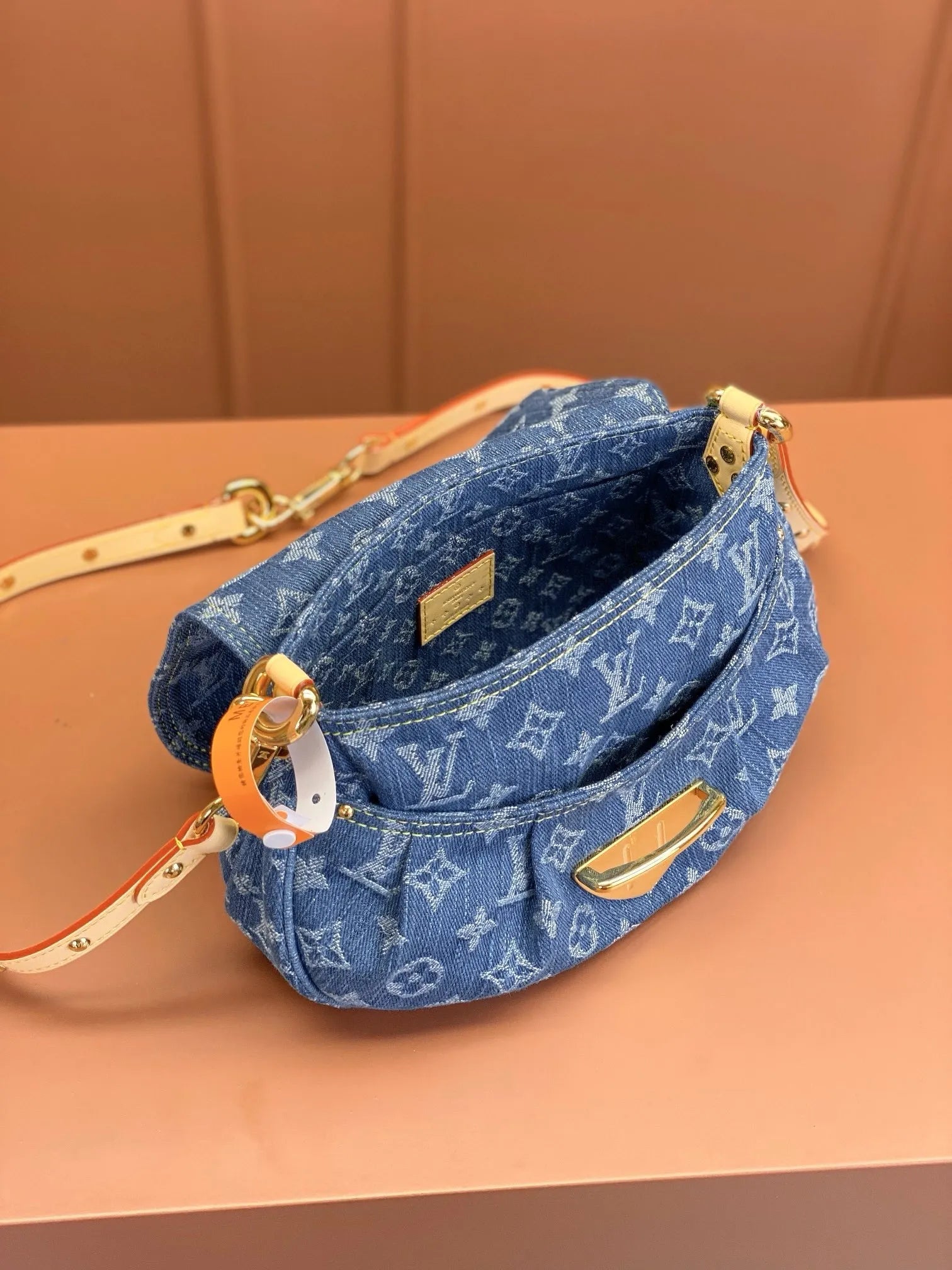 LV Sunset 27cm Monogram Blue Denim