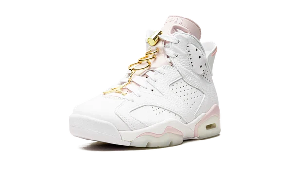 Nike Air Jordan 6 Retro White Pastel Pink Cowhide