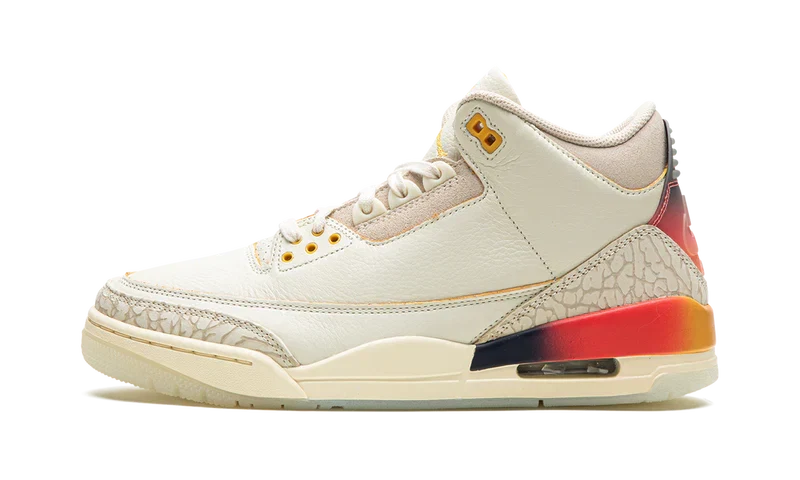 Nike Air Jordan 3 x J Balvin Cream Cowhide Suede