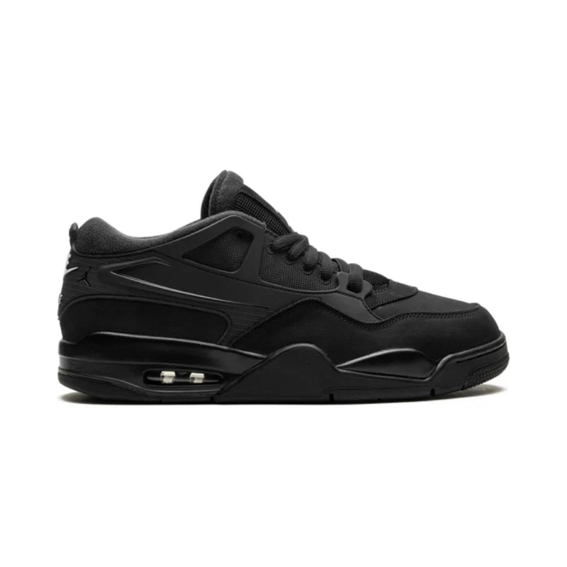 Nike Air Jordan 4 Black Suede Leather