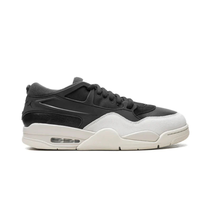 Nike Air Jordan 4 Black Ivory Suede Leather