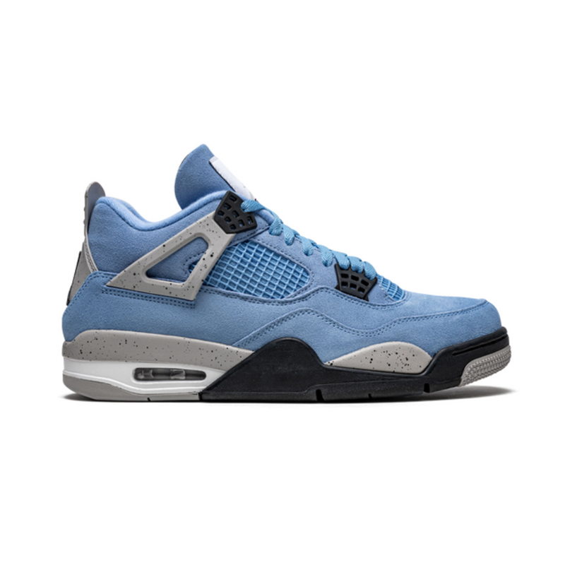 Nike Air Jordan 4 Blue Black Suede 04