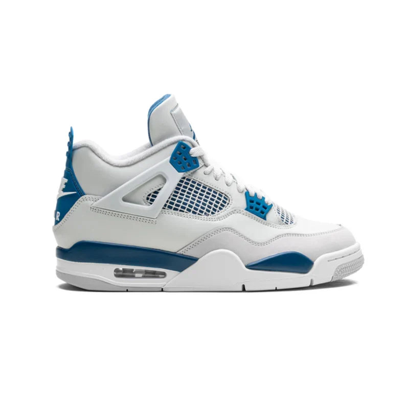 Nike Air Jordan 4 Military Blue White Suede