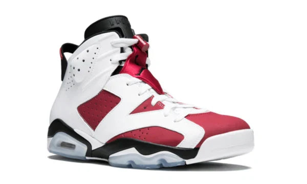 Nike Air Jordan 6 Retro Carmine Red White Leather