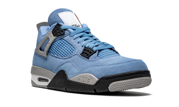 Nike Air Jordan 4 Blue Black Suede 04